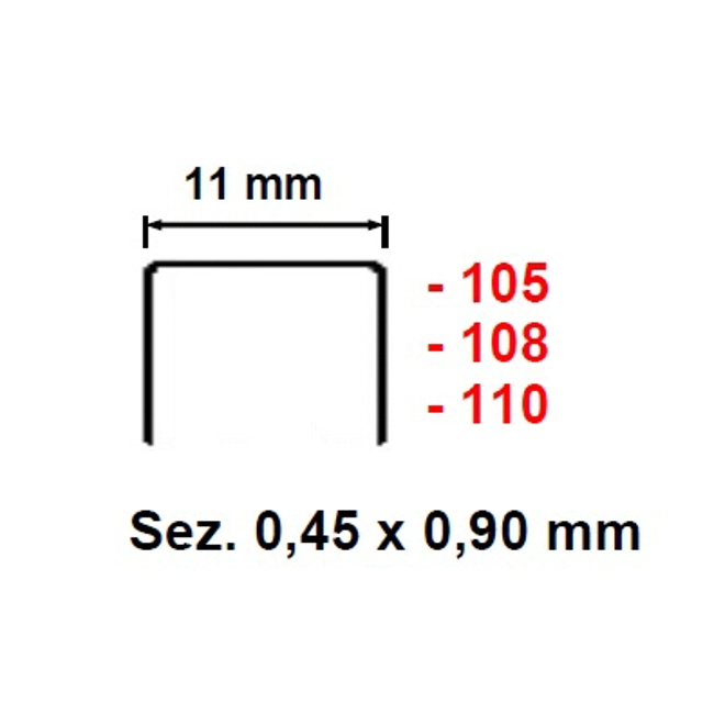 Vendita online Fissatrice manuale tecnica 10 mod.110